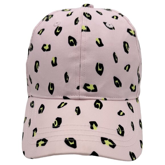 TODOMODA Pink Leopard Print Adjustable Baseball Cap – Y2K Style, 100% Polyester - Picture 1 of 10